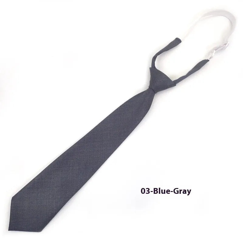 Men's cotton bow tie in solid navy blue colour with arrow style design