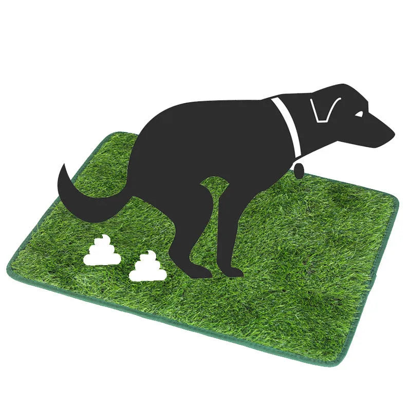 Artificial grass dog toilet mat for indoor pet training with three size options