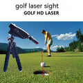 Golf putter laser aiming instrument accessory showing four style configuration options