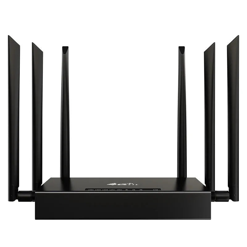 Industrial-grade 4G/3G router with removable iron box enclosure measuring 29.5 x 25 x 5 cm