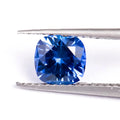 Royal blue love shaped tiara gemstones in various weights and shapes including heart, round, and pear styles