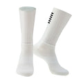 Cycling socks in orange, black, purple, white, grey, or dark blue with moisture-wicking fabric
