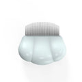 Paw Soft Deshedding Brush grooming tool for cats and dogs in blue, pink, or white on a white background.
