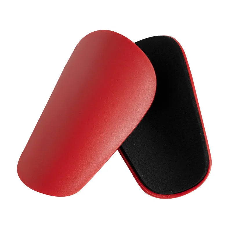 PU mini shin guards in black, white, red and dream blue colours with two-pair pack