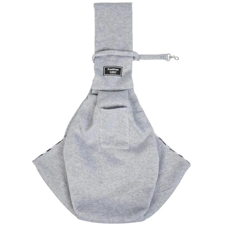 Folding cat messenger backpack with mesh panels shown in one of six colour options.