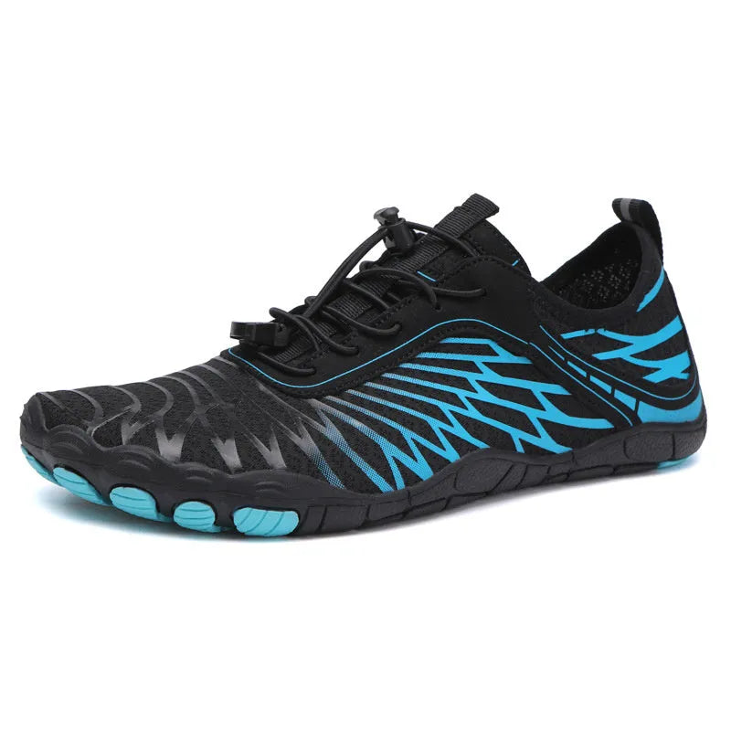 Breathable lace-up casual shoes with non-slip rubber soles in multiple colour options