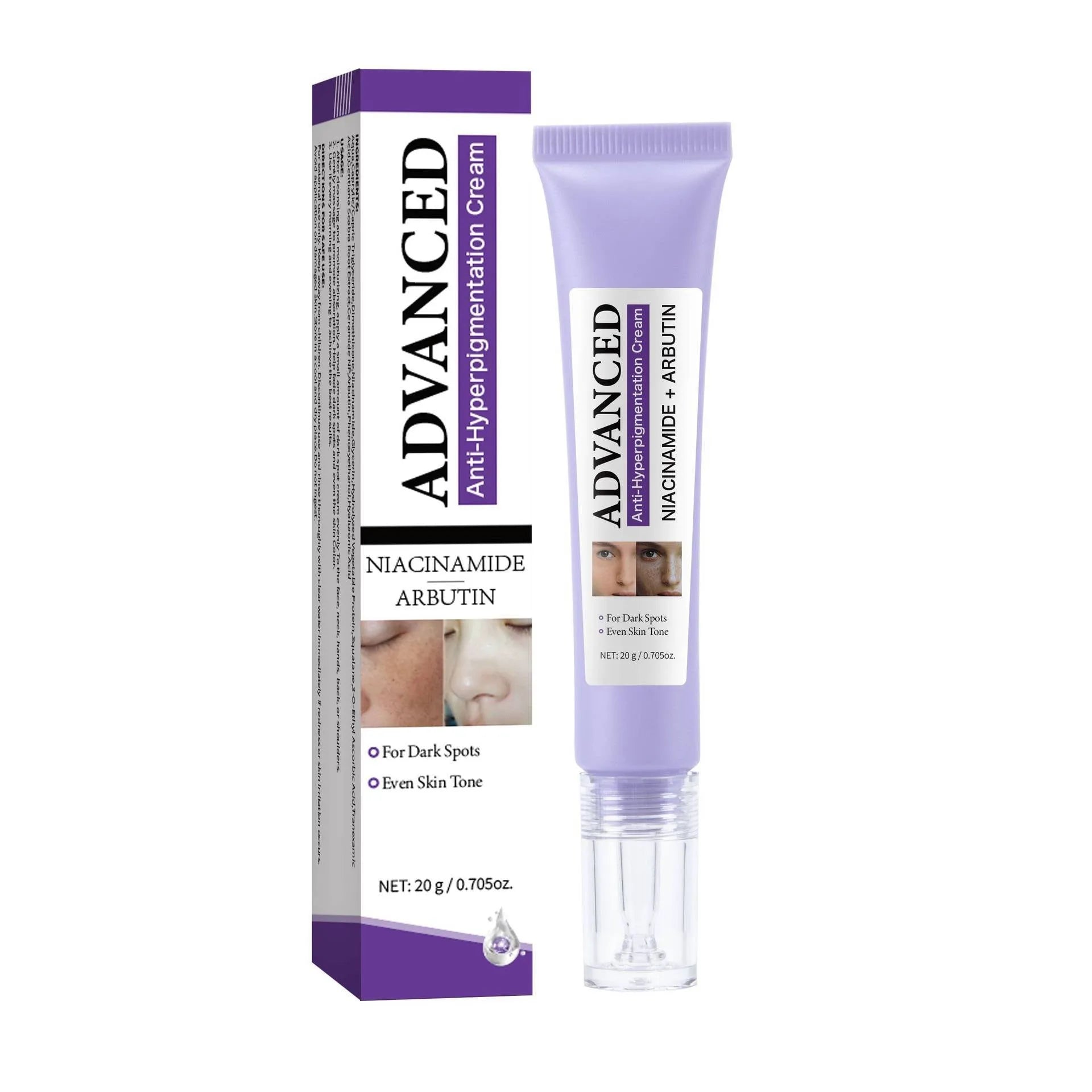 20g advanced anti-pigmentation face cream jar for ladies with universal skin type