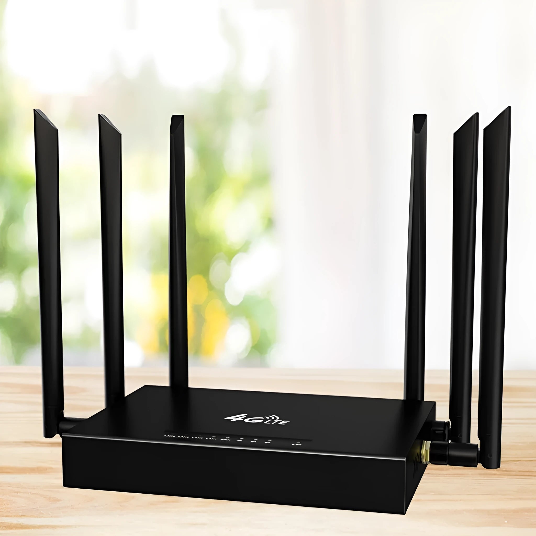 Industrial-grade 4G/3G router with removable iron box enclosure measuring 29.5 x 25 x 5 cm