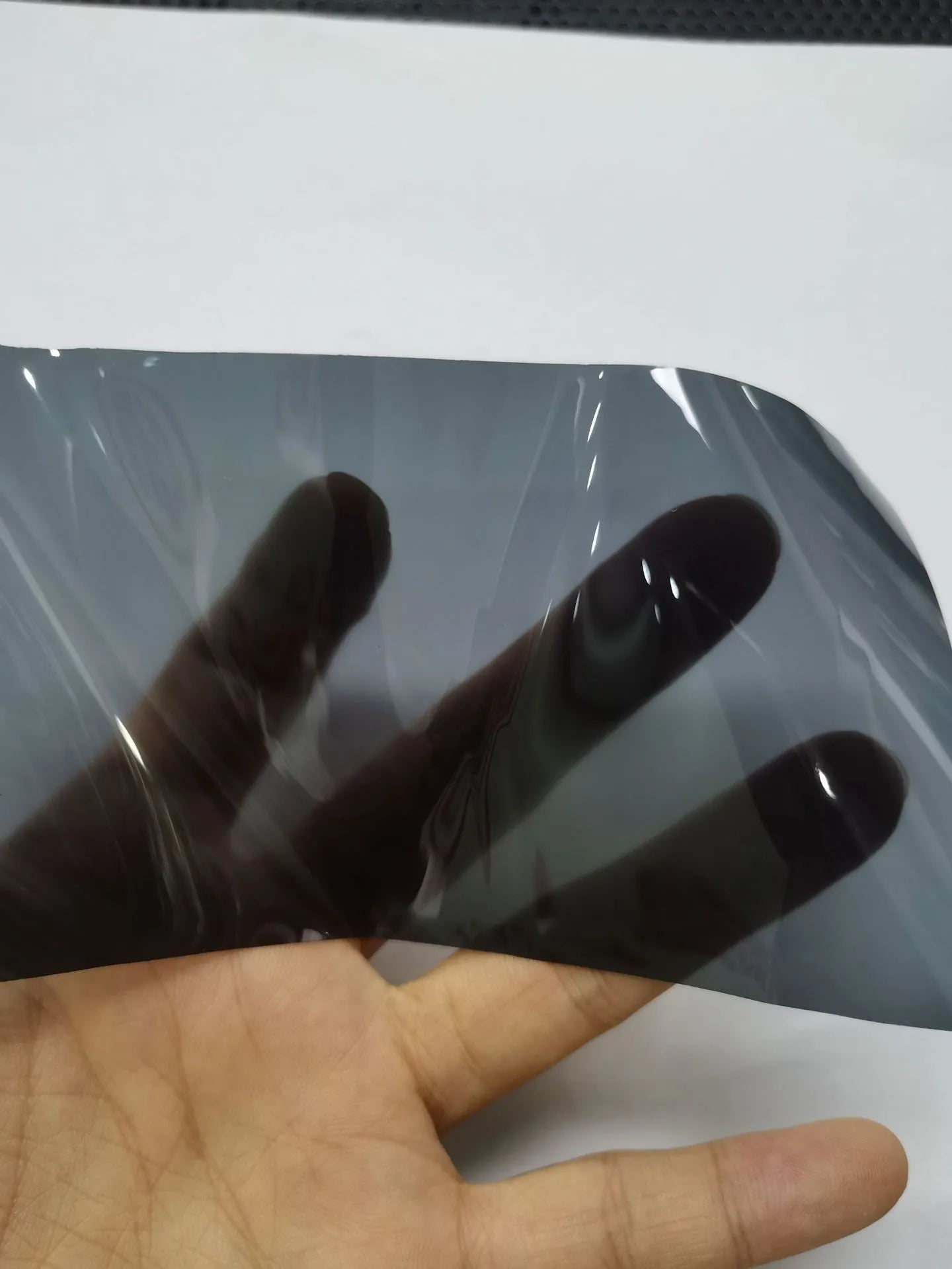 30cm wide TPU car lamp protective film roll for large LED lampshades in dark grey colour