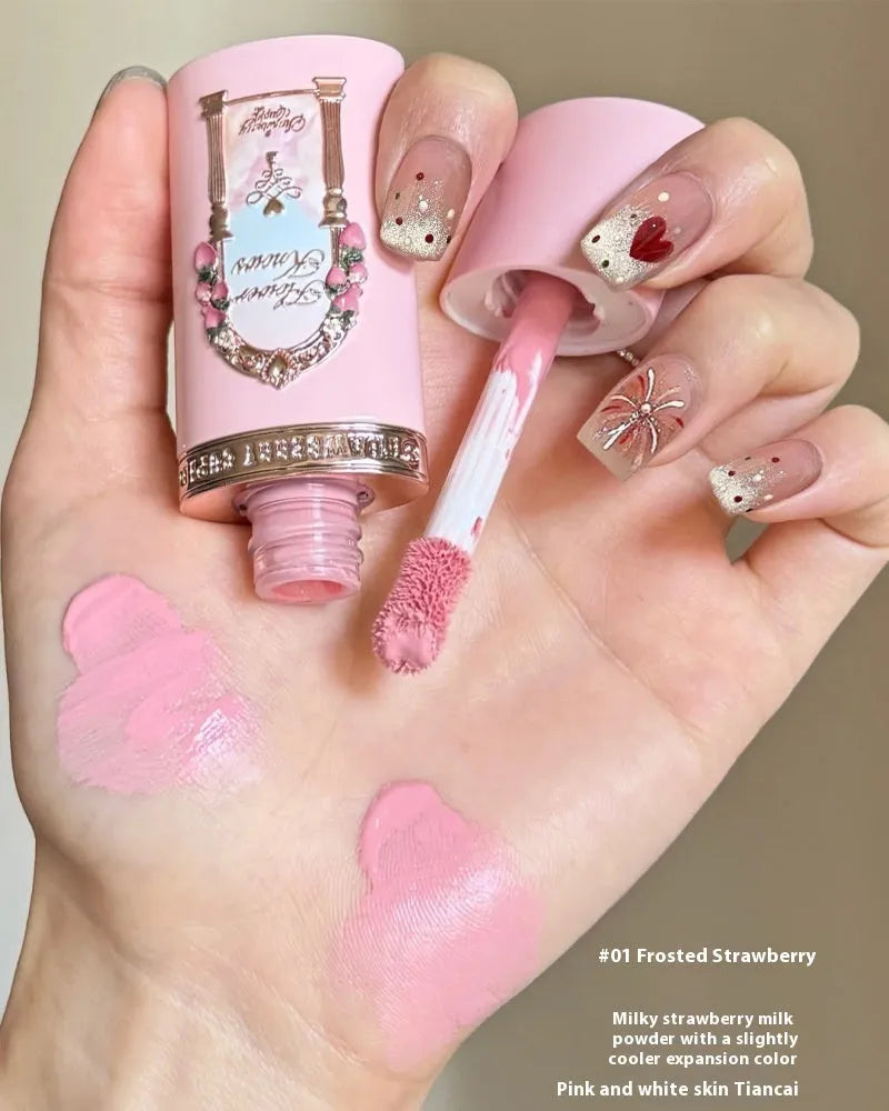 Strawberry Cupid Liquid Blush in six colour options for natural cheek colour application