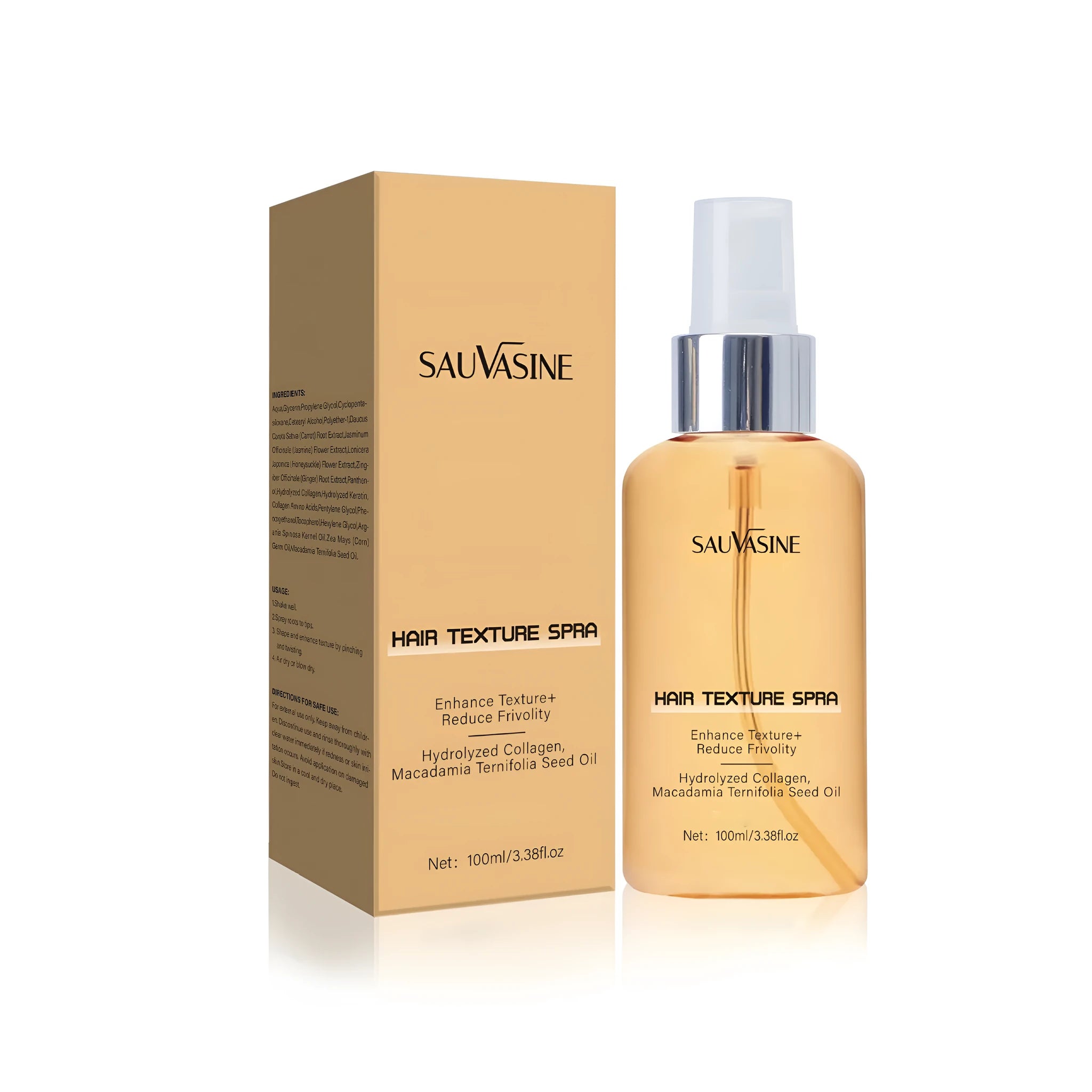 SWX-248 100ml scalp care spray bottle with spray nozzle for frizz reduction and moisturising.