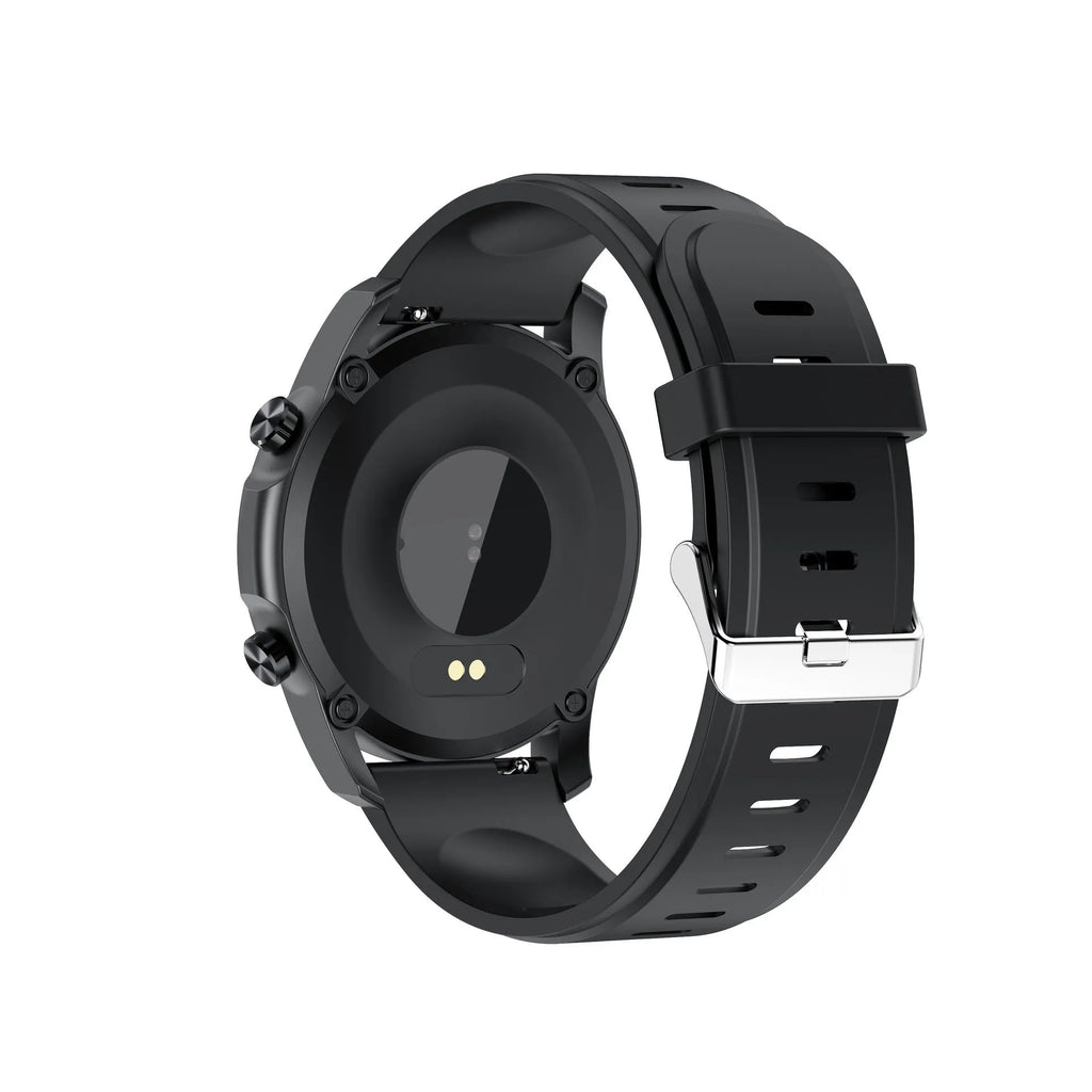 Youth2 Body Temperature Smart Bracelet in zinc alloy case with 1.3-inch touchscreen.