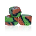 Camouflage silicone jaw training balls for facial muscle exercise in transparent two-pack packaging