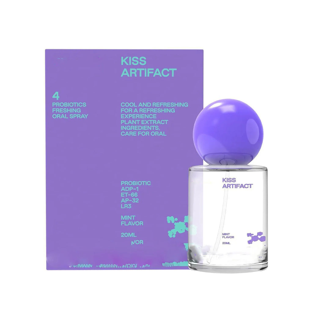 A portable 20ml white plastic spray bottle for oral hydration.