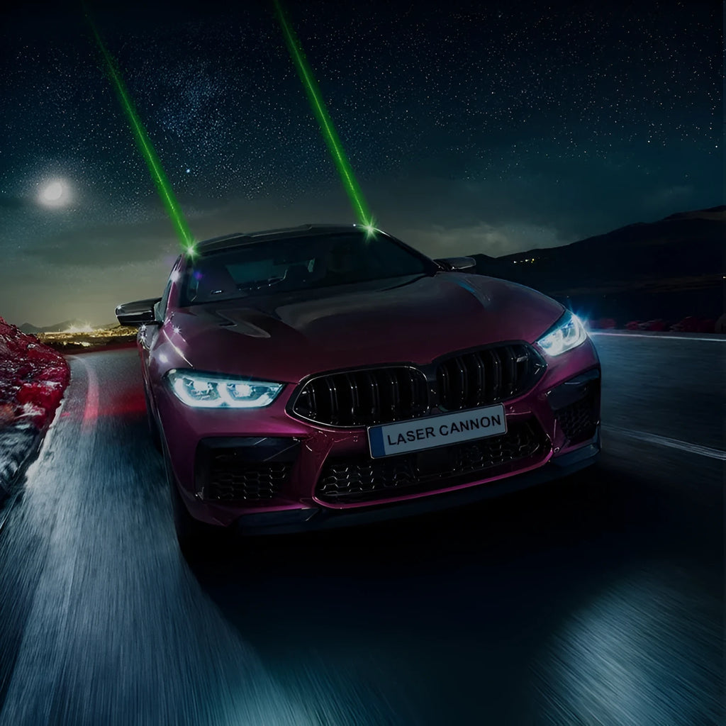 Remote control car strobe light for anti-collision visibility in rain and fog conditions