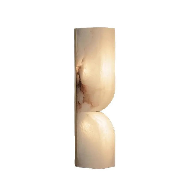 Copper Nordic wall strip lamp with warm light illumination