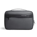 Men's portable toiletries storage bag with wet dry separation function in Oxford cloth