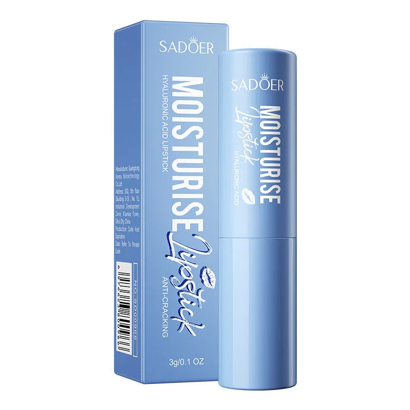 Moisturising anti-chapped lipstick tube in variant shades including marigold, watermelon, and milk.