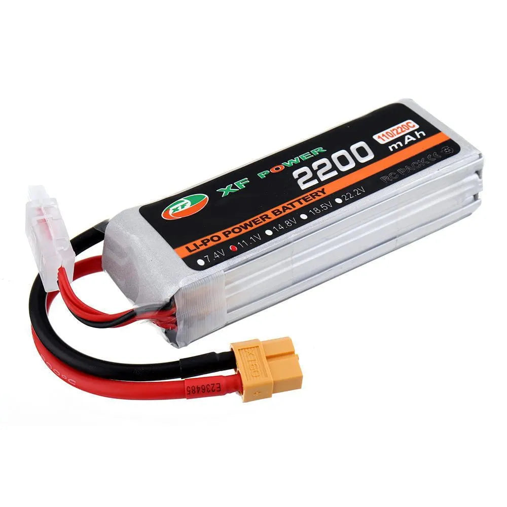 XF Power 14.8V 1000mAh 75C graphene drone lithium battery with XT60 plug