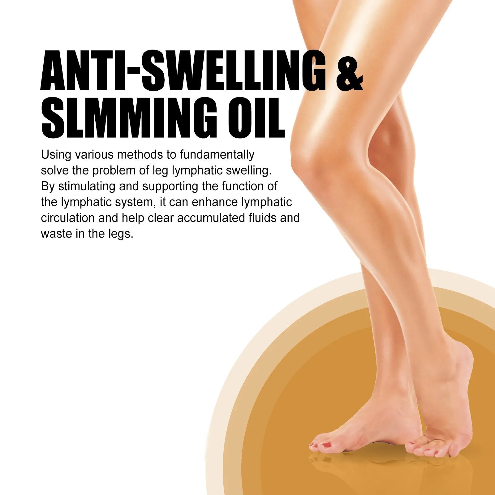 50ml bottle of moisturising body oil with cassia seed and ginger extracts
