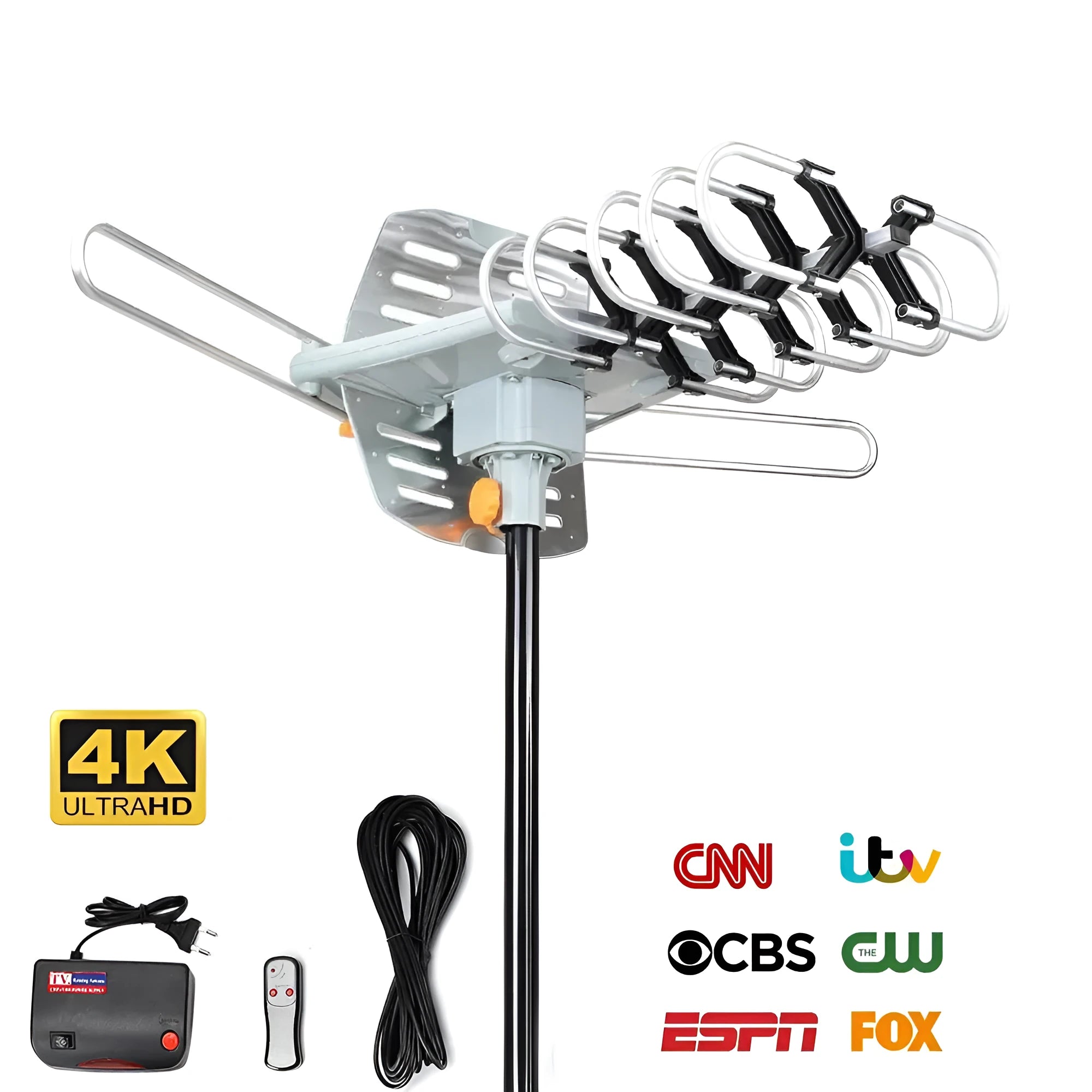 GR-1002 outdoor rotatable digital television antenna with adjustable direction