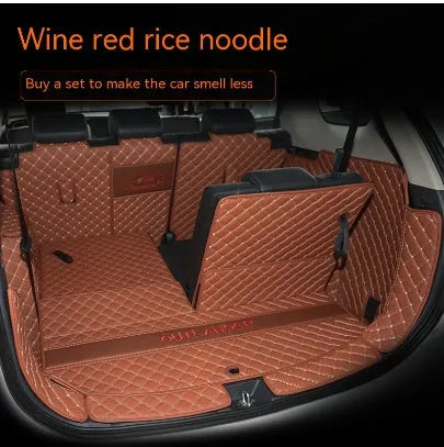 Mitsubishi Outlander fully surrounded 3D boot liner mat in TPE XPE non-slip material