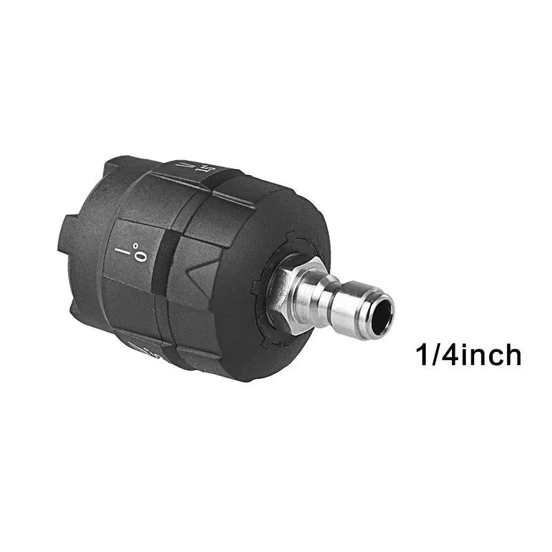 Five-in-one multi-functional high-pressure water gun nozzle made from engineering plastic