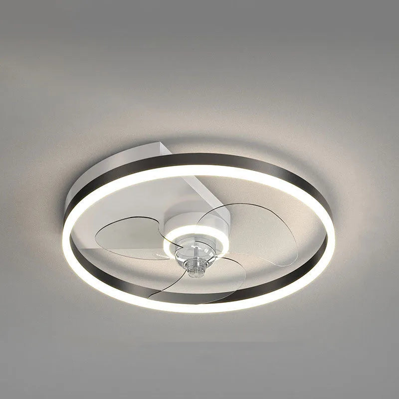 Simple modern Nordic style iron tieyi ceiling lamp with LED light for a children's room.