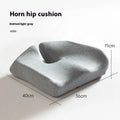 Memory foam office seat cushion measuring 36x40x11cm with solid-colour polyester cover