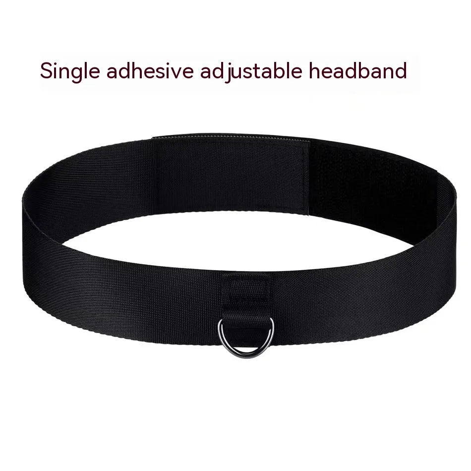 Head-mounted boxing reaction training set with adjustable headbands and multiple ball options including PU soft balls and tennis ball