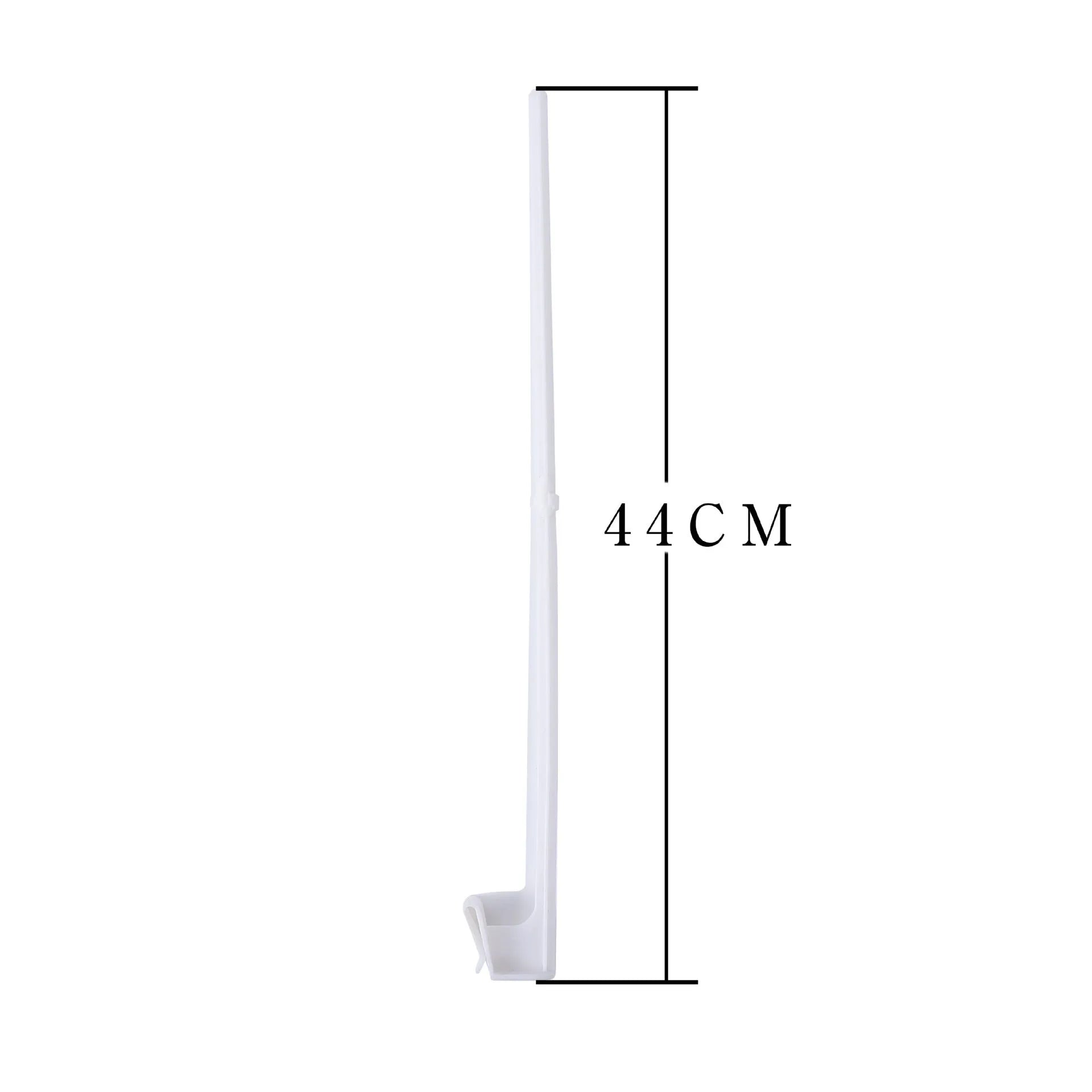 10 white PP plastic car window flag bracket clips for mounting flagpoles on vehicle windows