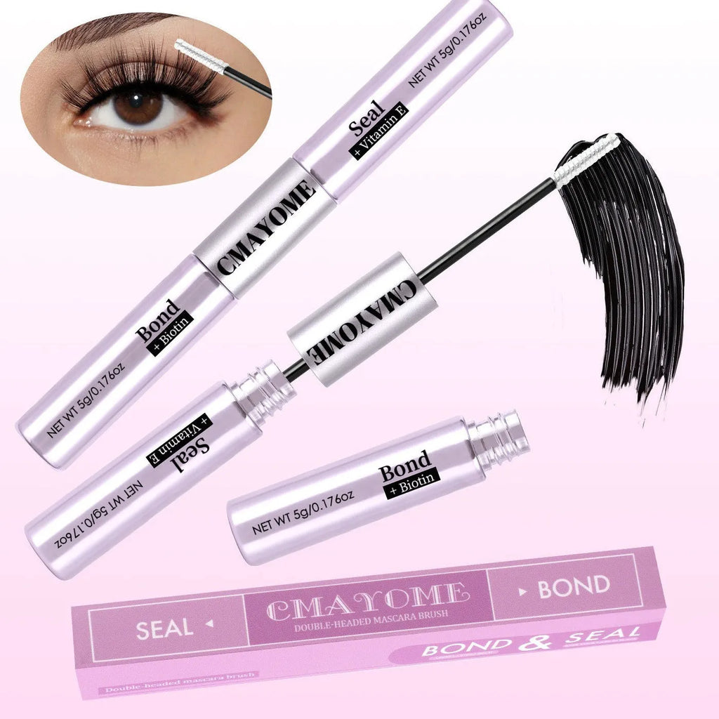 Double-headed eye lash glue waterproof quick setting split type adhesive lash extension
