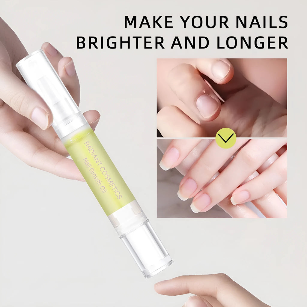 3ml nail growth treatment oil bottle for wash-free nail care