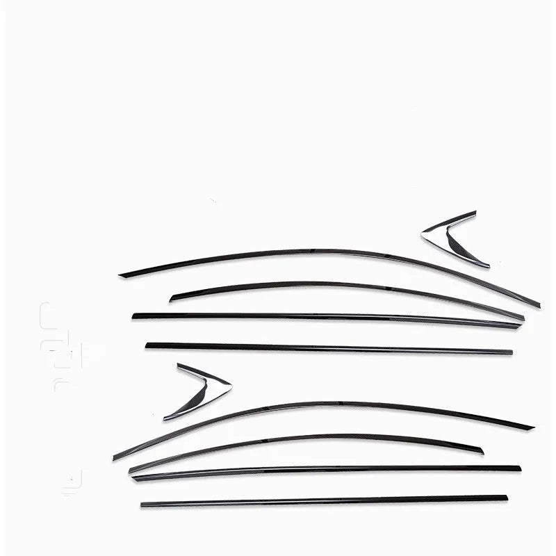 Black titanium finish window trim strip for stainless steel window decorative edge finishing