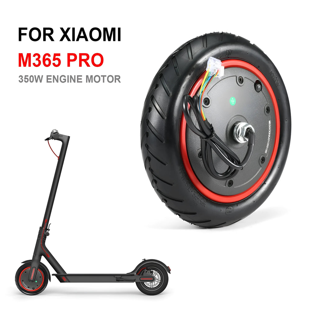 A rubber tyre for an electric scooter, suitable for models with an 8.5-inch motor.