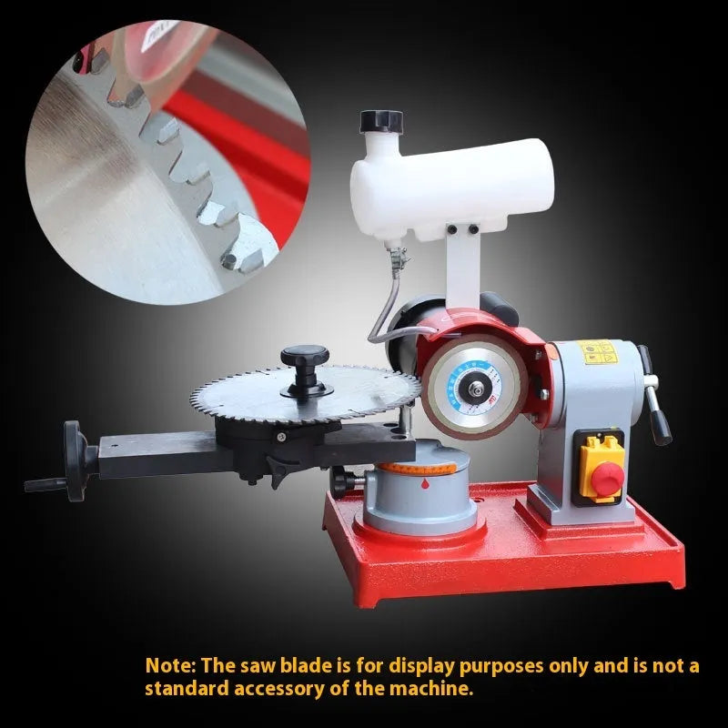 Small manual sharpedge grinding machine for alloy circular saw blade gear grinding with adjustable angle wheel
