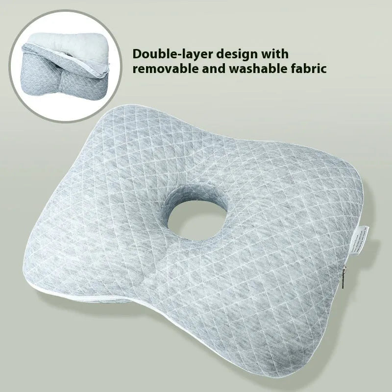 Beauty salon single hole ear pillow in new Chinese style with polyester fibre filling