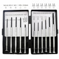 45# steel 11-piece clock screwdriver set with multiple head types for electronics repair