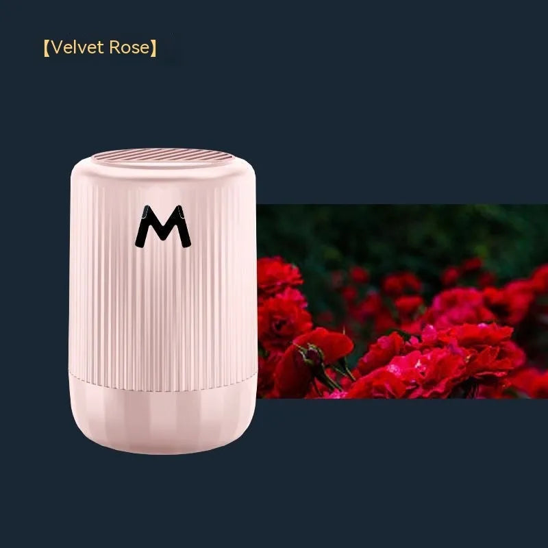 Solid car aromatherapy decorative cup measuring 10x6 cm with choice of four scents
