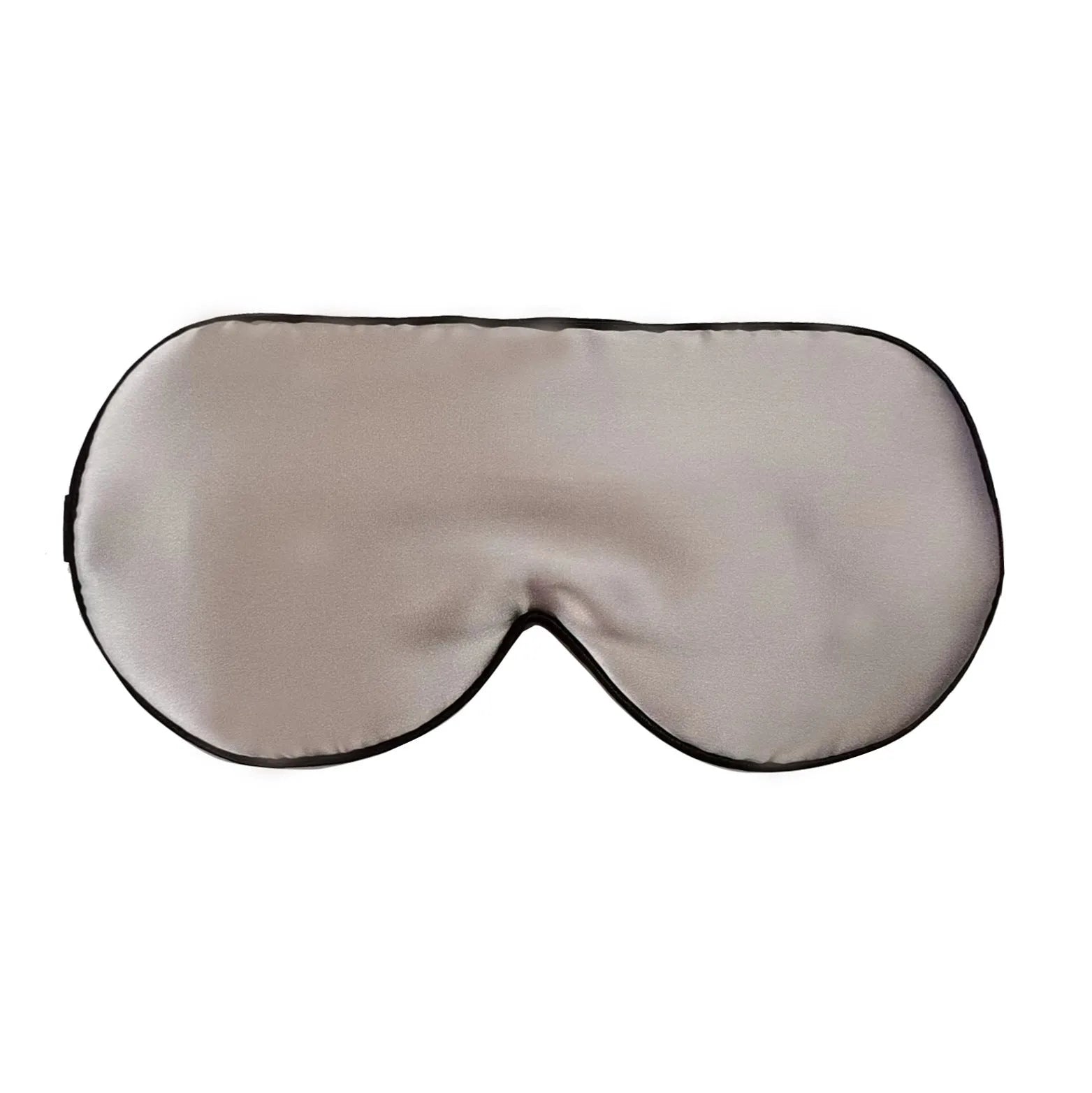 Double-sided mulberry silk eye mask with embroidered print in various colour options