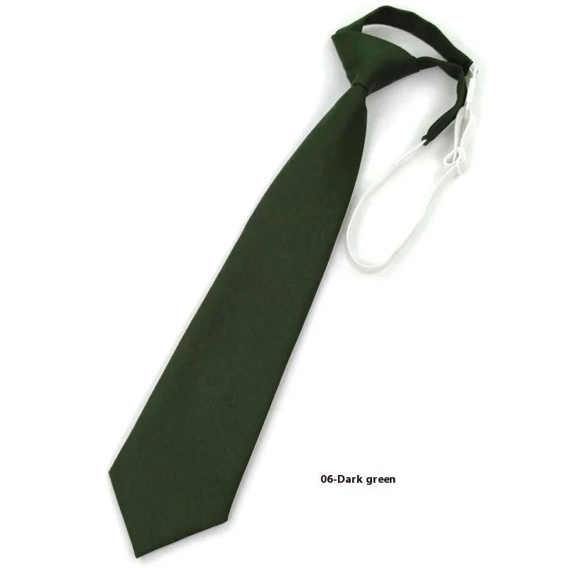 Men's cotton bow tie in solid navy blue colour with arrow style design