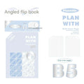 Oblique angle binding artsy ins style salt series draft notebook in A5 and B5 sizes