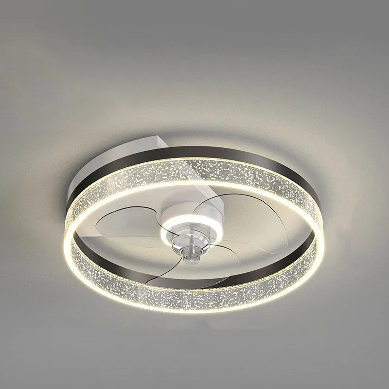 Simple modern Nordic style iron tieyi ceiling lamp with LED light for a children's room.