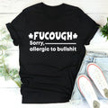 Black cotton loose fit t-shirt with short sleeves and round neck