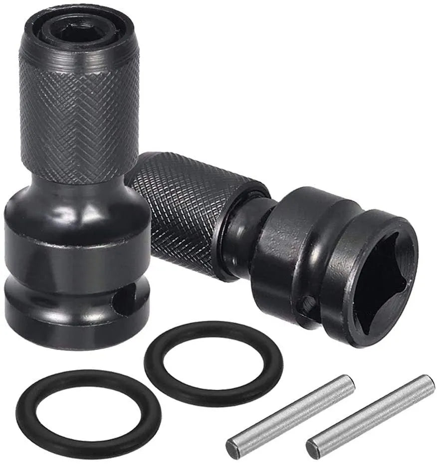 Hexagonal handle telescopic bit holder made from No. 45 steel with extendable sleeve