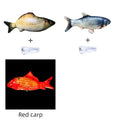 USB rechargeable electric jumping fish simulation cat toy, 30 cm long in multicolor options.