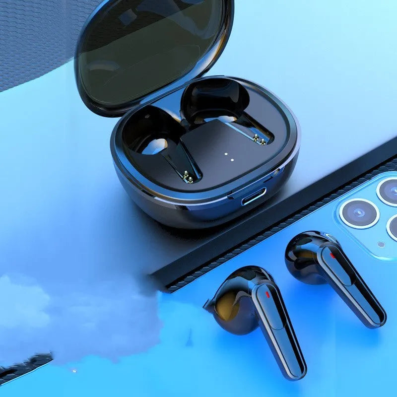Black PRO30 Bluetooth in-ear earphones with noise reduction and low latency features