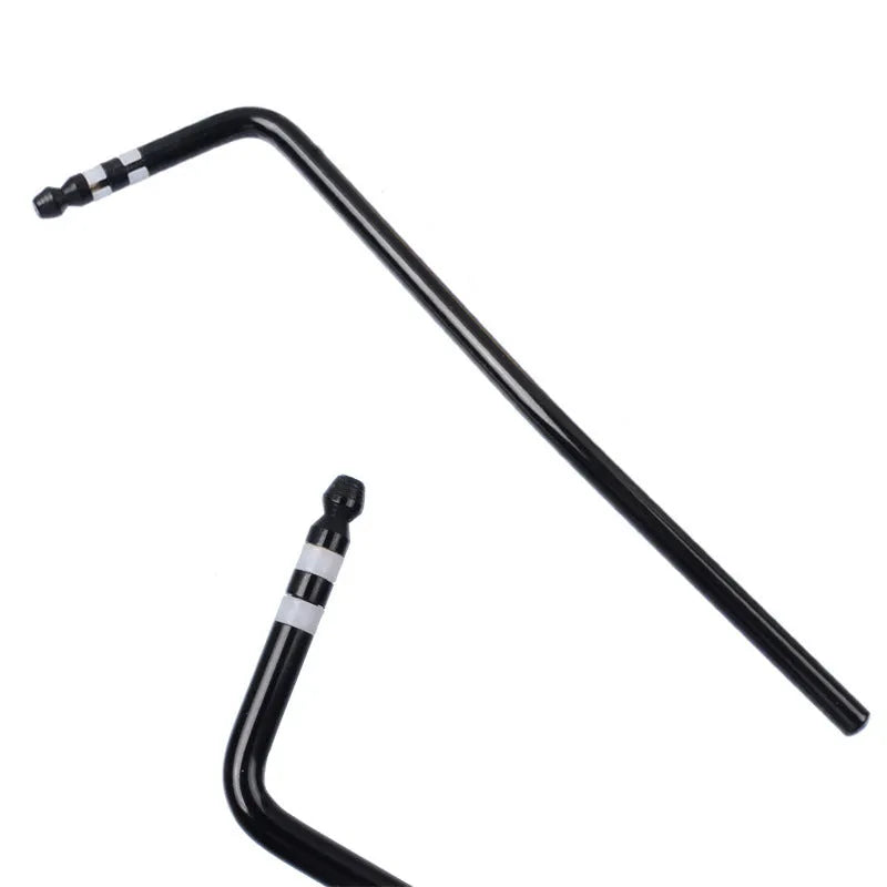 Guitar tremolo bar in black, blue, gold, or silver chrome finish with metal construction