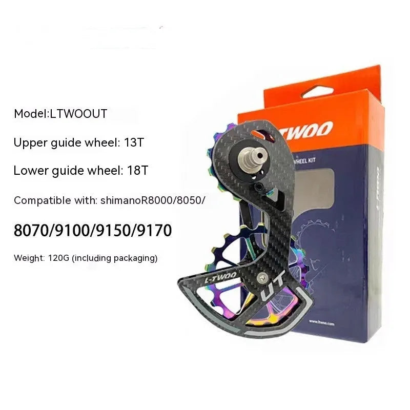 Blueprint rear derailleur large pulley set for Shimano R7000 with 13T and 18T jockey wheels