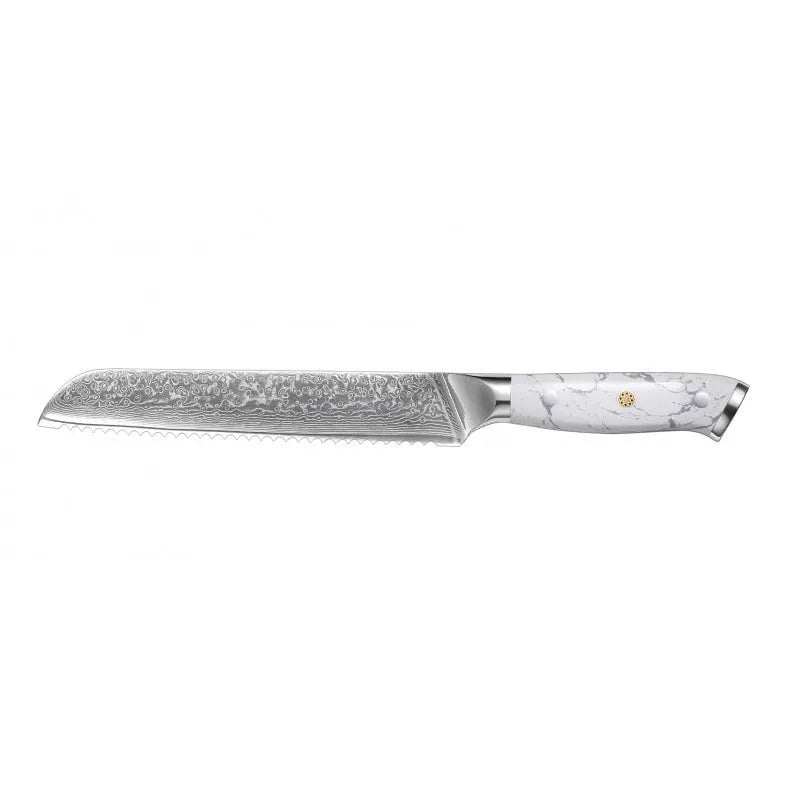 Damascus pattern VG10 steel chef knife with 21cm blade and 11cm handle